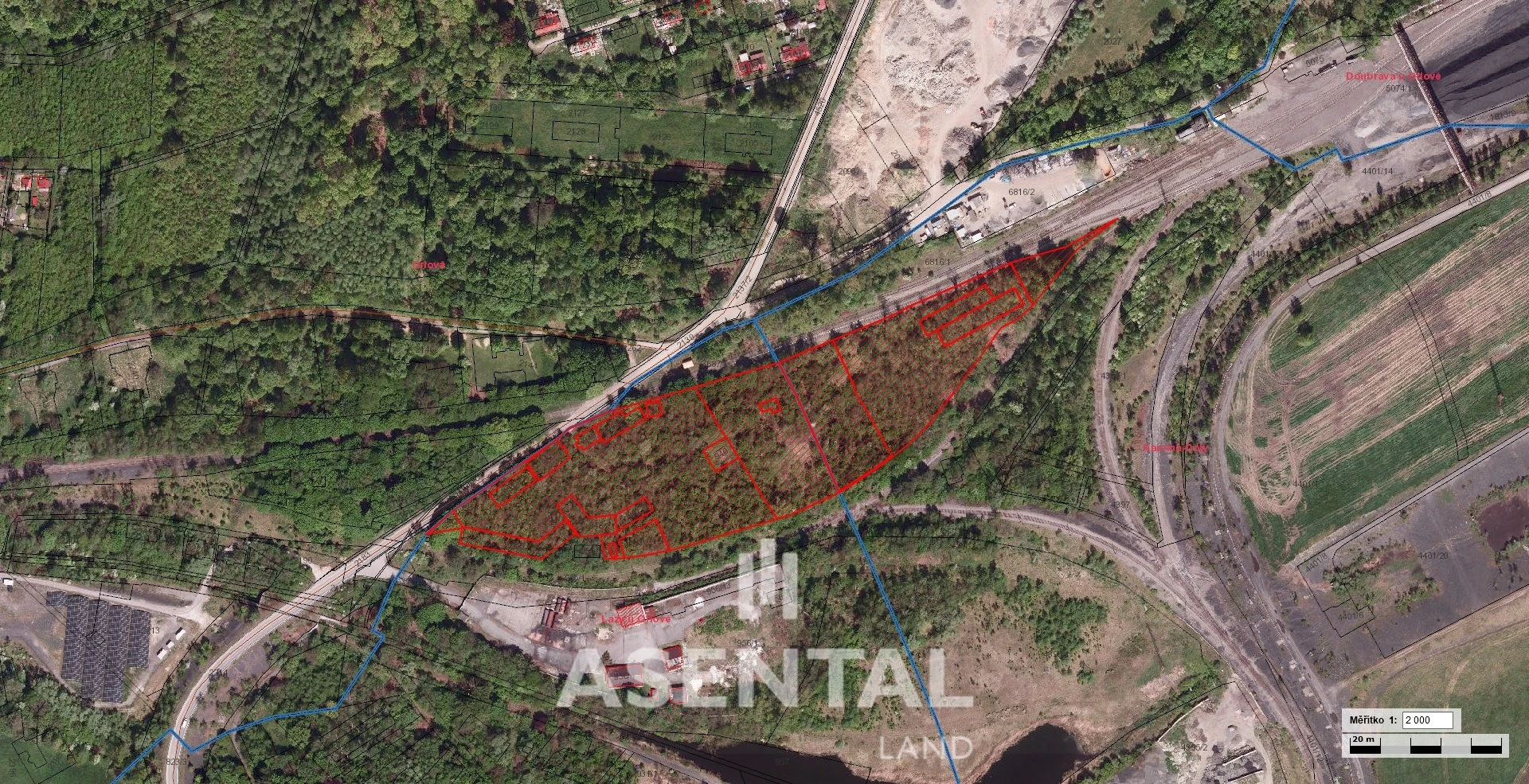 Investiční příležitost – soubor pozemků 32 167 m² pro výrobu a logistiku | Lazy u Orlové / Karviná-Doly