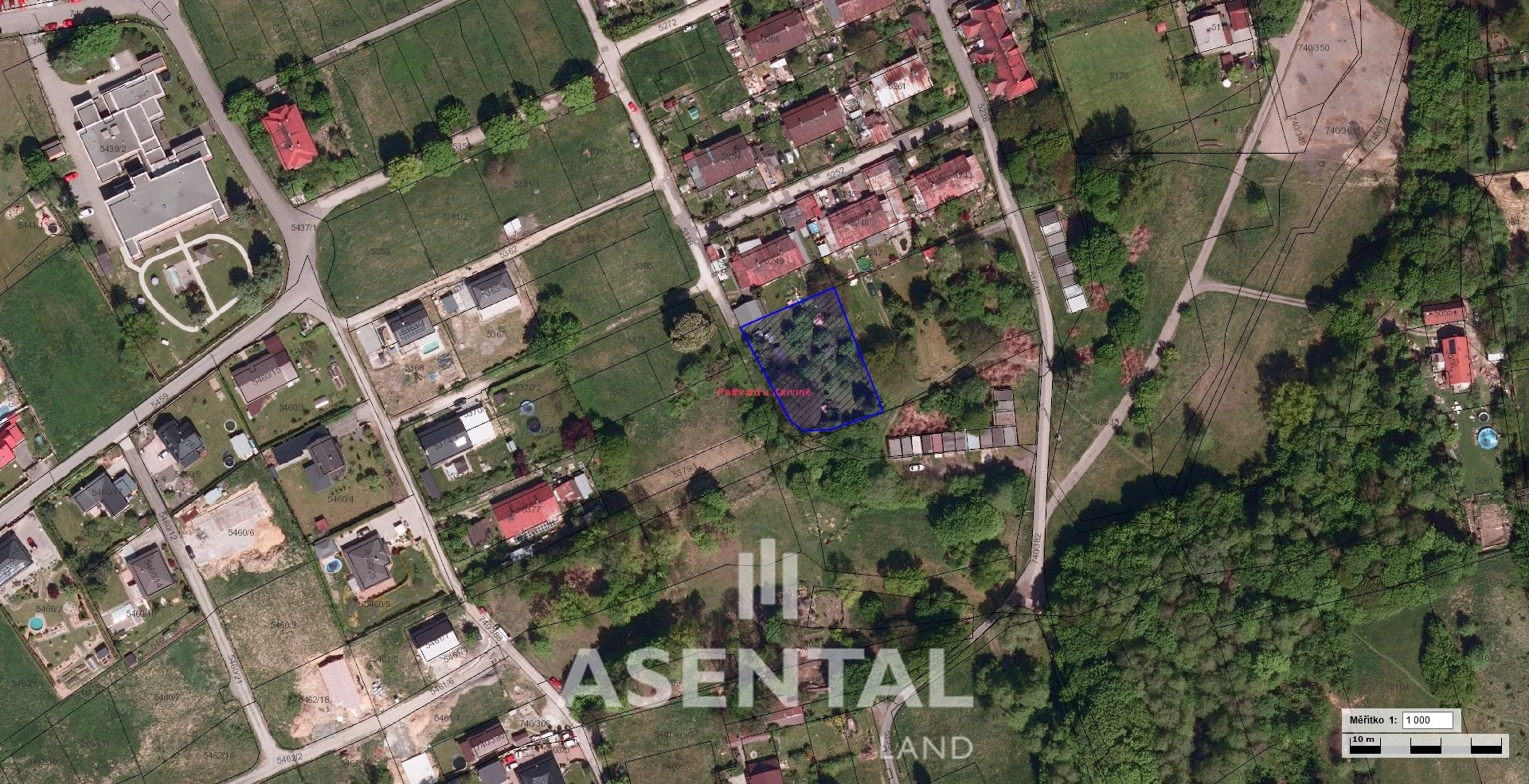 Prodej pozemku o výměře 1 339 m² v k.ú. Petřvald u Karviné